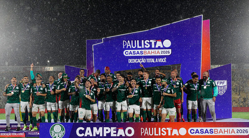 Palmeiras vence o Novorizontino e conquista o 27º título paulista