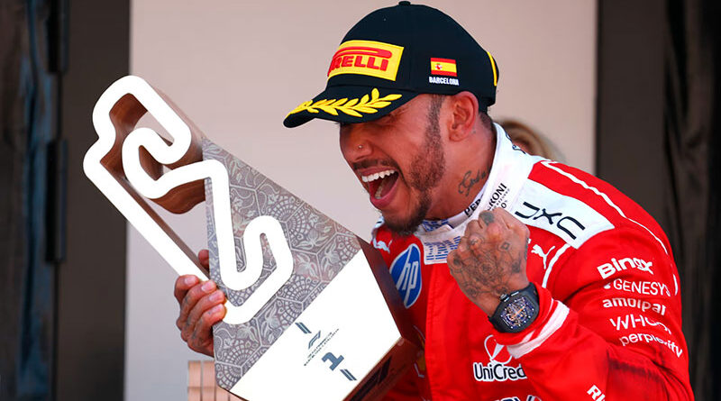 Hamilton vence pela primeira vez com a Ferrari e escreve novo capítulo na história da Fórmula 1