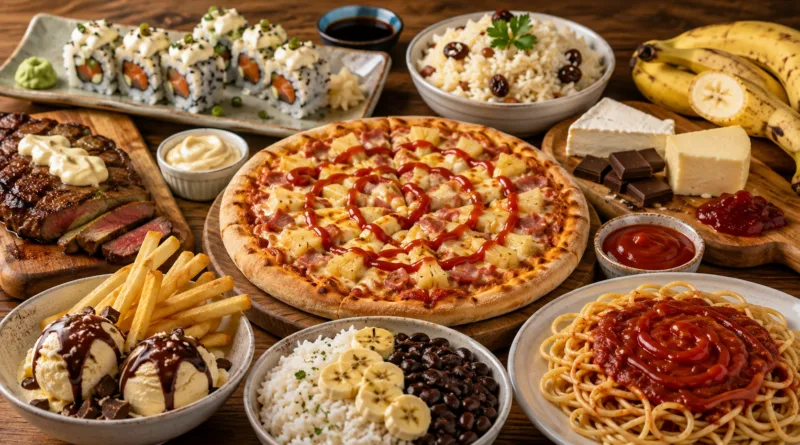 Ketchup na pizza pode? 10 “bizarrices” gastronômicas que dividem opiniões