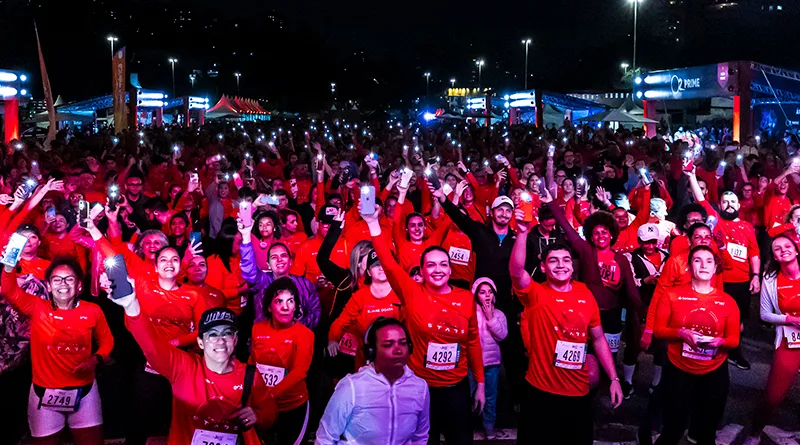 Santander Night Run terá percursos de 5 km e 10 km, com largada às 19h no Kartódromo do Taquaral; inscrições continuam abertas