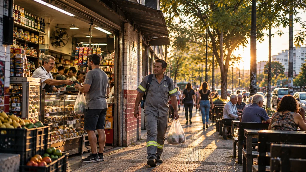 “A mudança e a conta: o valor das conquistas sociais, do trabalho e da renda na construção de uma sociedade mais justa.”
